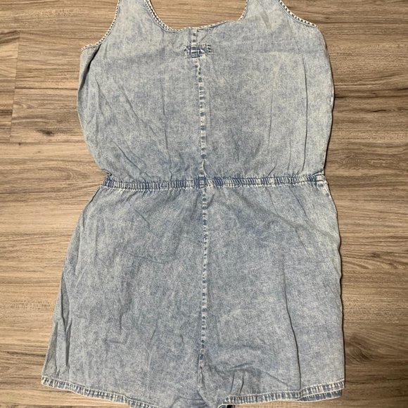 Buffalo David Bitton | Women's Denim Jean Romper Shorts - Picture 4 of 6